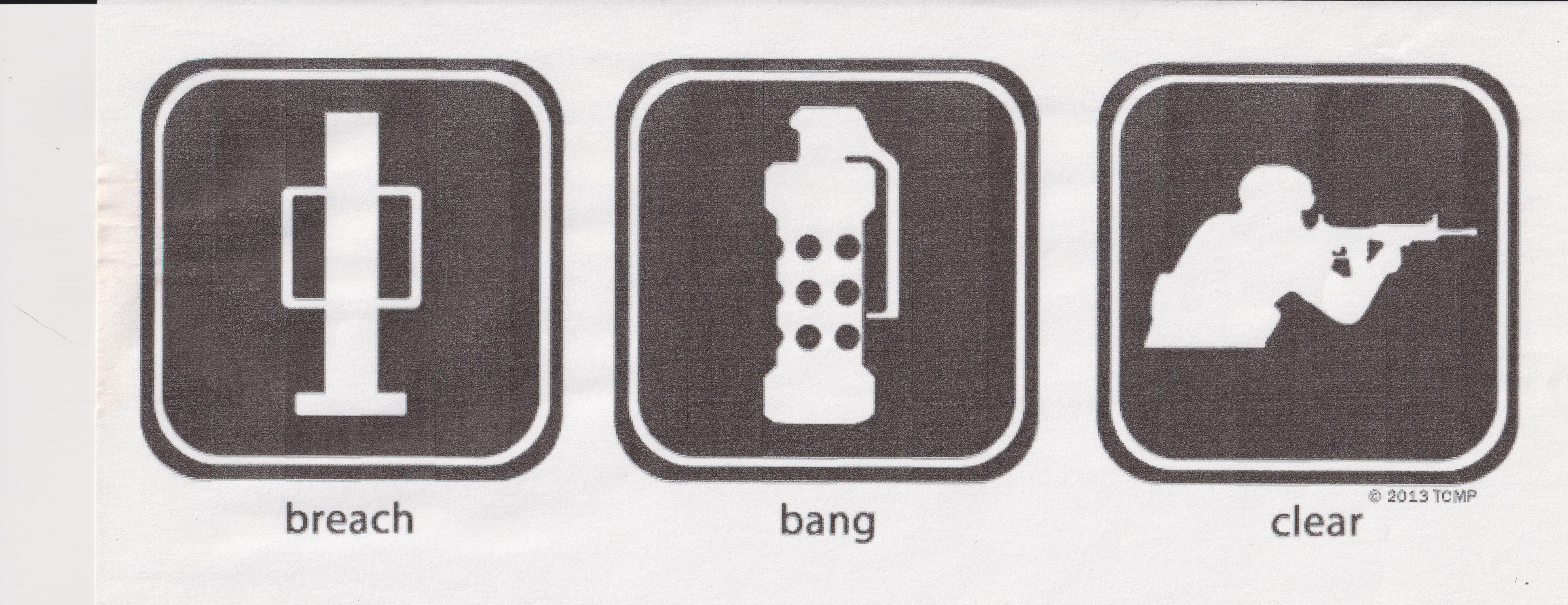 what icon5 is about: breach, bang, clear